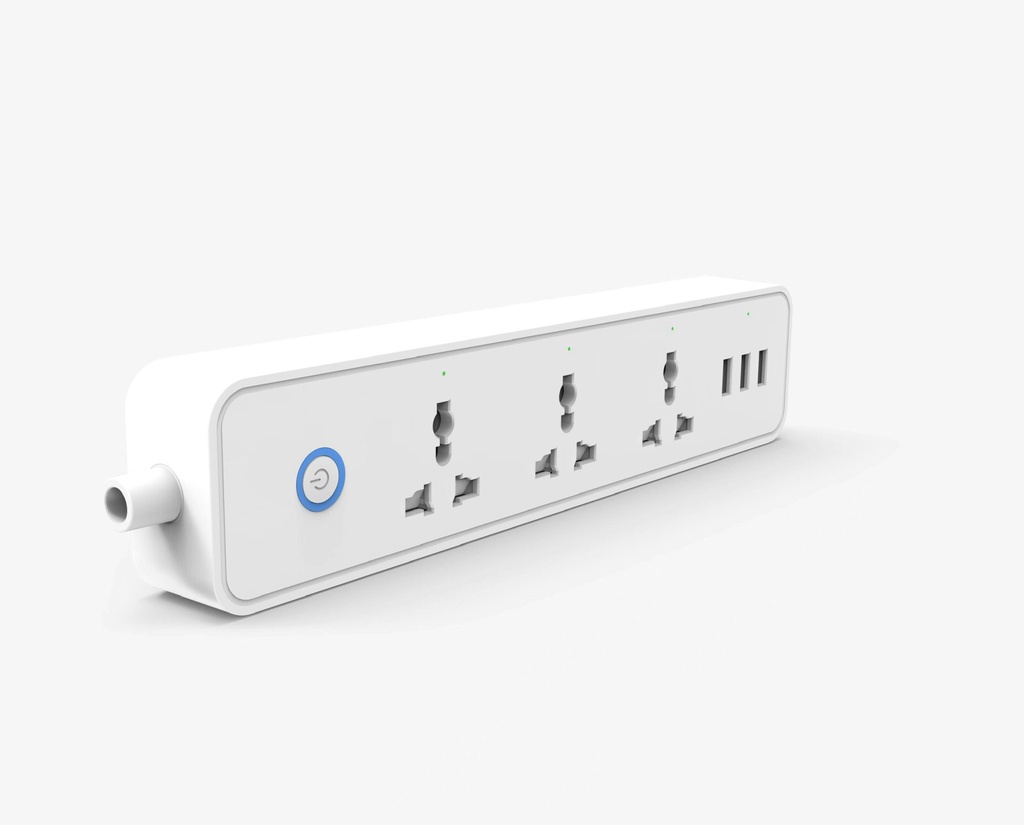 Ổ điện thông minh Tuya wifi AKIA ASP250 - 3 lỗ cắm điều khiển độc lập ...