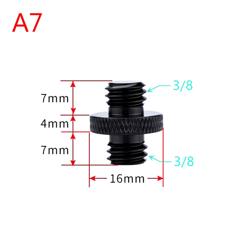 Bộ chuyển đổi vít 3 / 8 Nữ sang 1 / 4 Mal cho máy ảnh ba chân