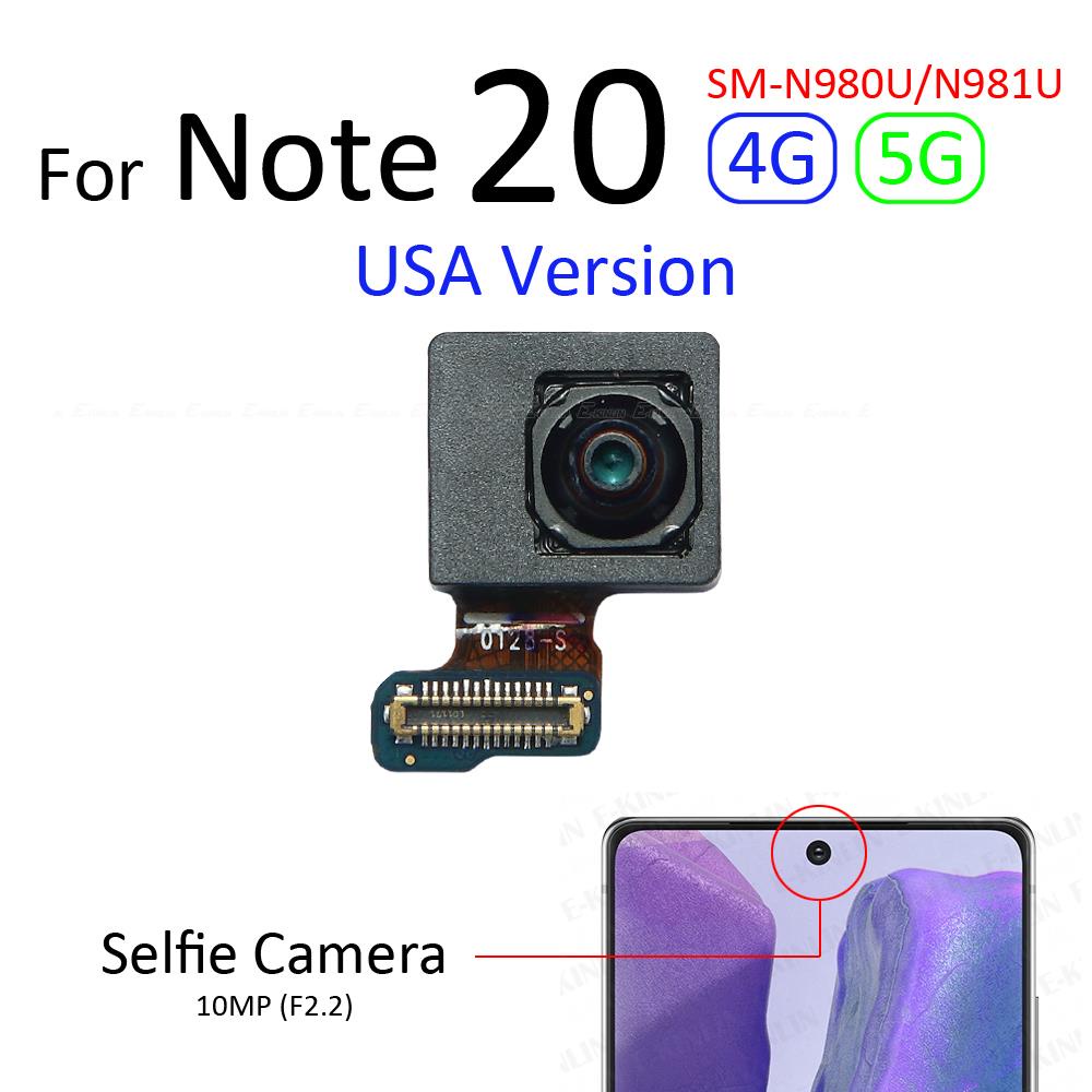 Camera Selfie mặt trước Cáp mềm cho Samsung Galaxy Note 20 Ultra N980 N981 N985 N986 Thay thế các bộ phận
