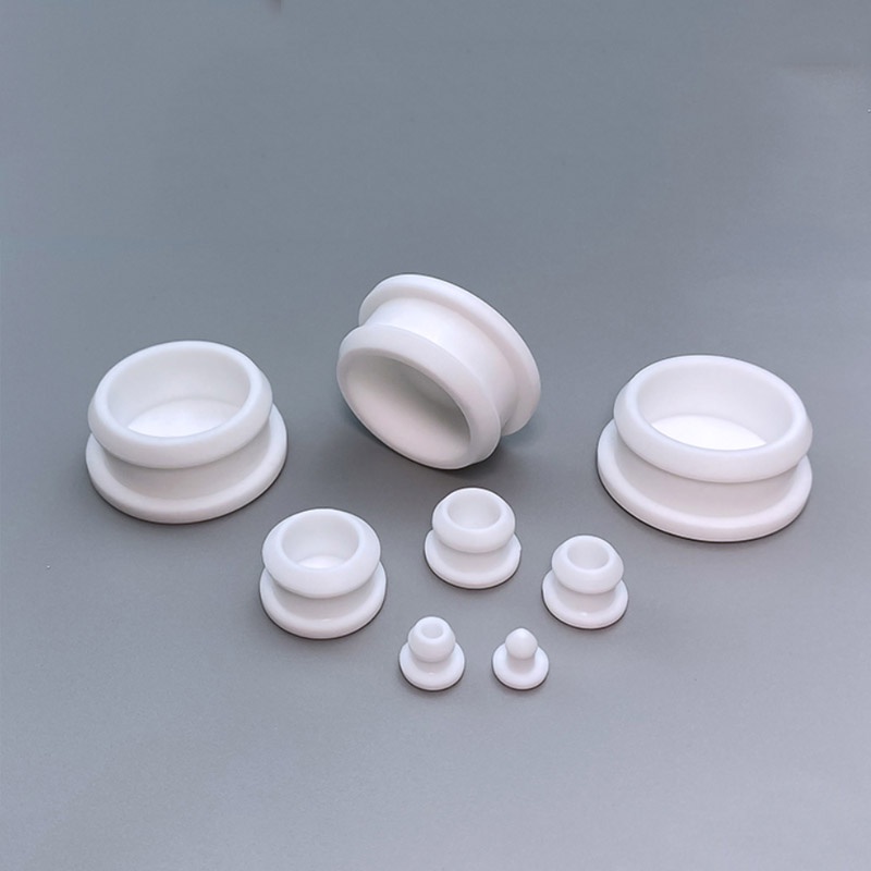 5 Chiếc Trắng Silicon Cao Su Lỗ Mũ T Loại Cắm Bao Snap-on Gioăng Trống Đầu Nắp Niêm Phong Nút Chặn 2.5mm đến 15mm