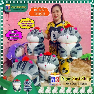 THÚ NHỒI BÔNG HÌNH CON MÈO HOÀNG THƯỢNG RẤT ĐẸP MỀM MỊN DÙNG ÔM NGỦ QUÀ TẶNG - GẤU BÔNG CON MÈO HÀNG ĐỘC