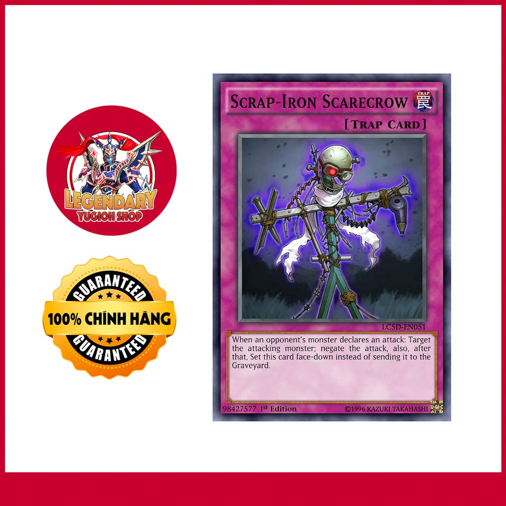 Scrapheap Scrounger Yu-Gi-Oh! TCG Card - Scrap-Iron Scarecrow (5DS1-EN032,  5DS2-EN038) Lightly Played Scrap Iron Scarecrow Wiki