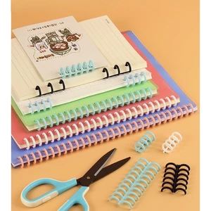 Thanh gáy còng nhựa / lò xo mở giữa - dụng cụ tự làm sổ học tập, planner - A5/ B5/ A4 - Tự chọn nhiều màu 🐻🌸🌸