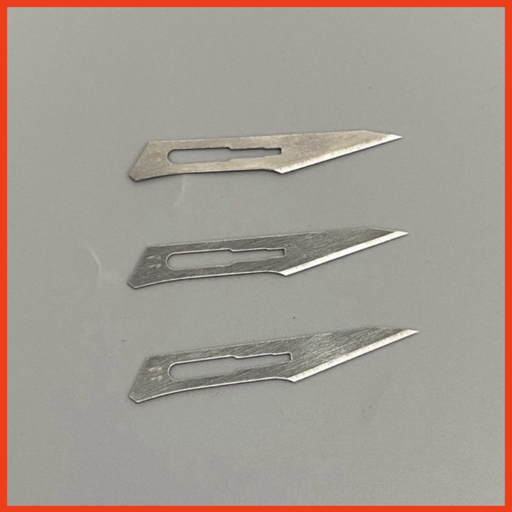 Lưỡi dao JUNBEI dùng để cắt, cạo, tách keo và hỗ trợ mở máy sửa điện thoại. 10 lưỡi
