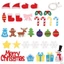 Set Cây Thông Noel Vải Nỉ Tự Trang Trí Dịp Giáng Sinh Cây Thông Noel Dán Tường 32 Chi Tiết Kèm Đèn BỐKHỦNGLON