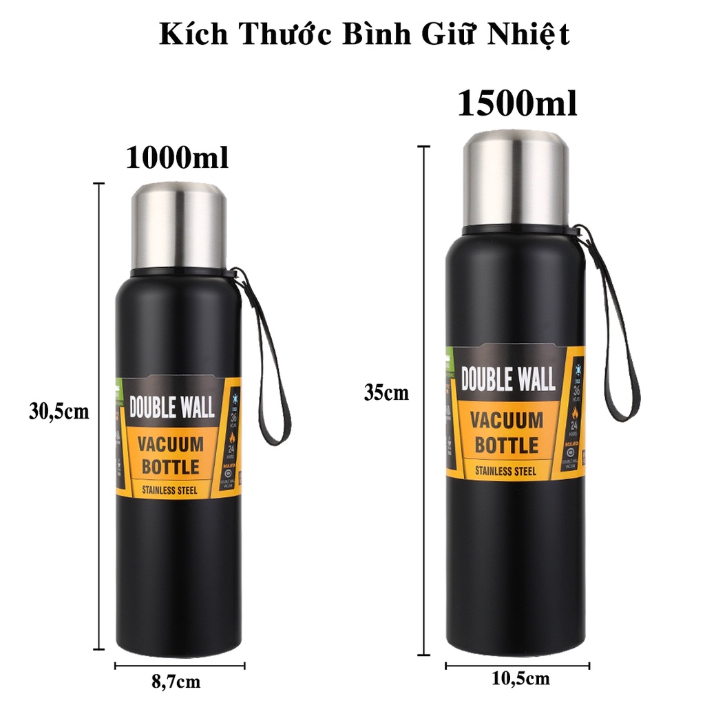 Ảnh Bình Nước Giữ Nhiệt Cute 1000-1500ml Inox Giữ Nóng Lạnh 8-12 Tiếng Có Nắp Uống, Lưới Lọc Bình Trà, Ly Nước Hãng Amalife 2