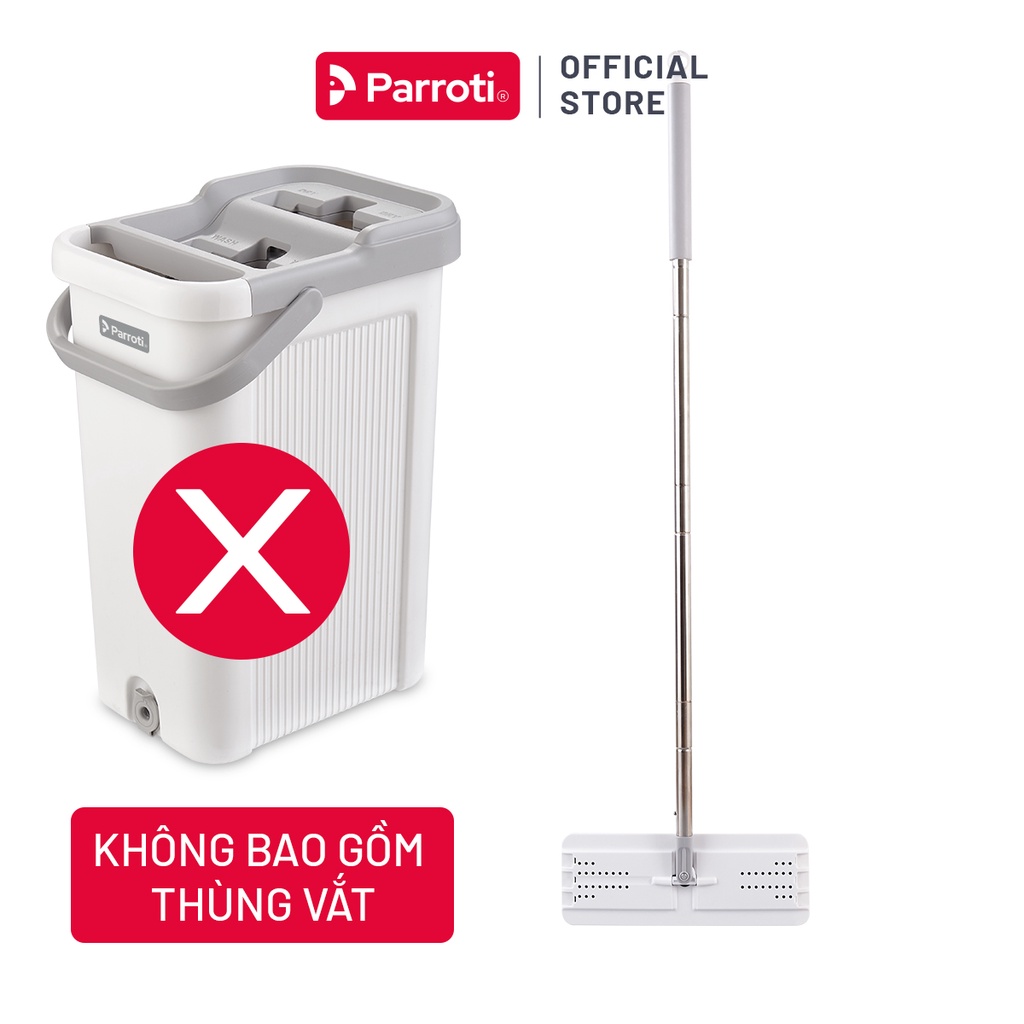Ảnh Cây lau nhà thay thế - Kèm 1 miếng lau (Không Bao Gồm Thùng Vắt) - Parroti MOP-PX01 1