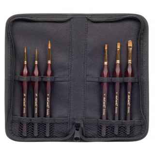 Cọ vẽ màu nước Mont Marte Kolinsky Sable bộ 6 cọ - COLORMATE