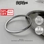 Vòng tay trơn kim loại bạc thép titan không gỉ phù hợp cho nam và nữ phong cách đơn giản BEAR18 - L103