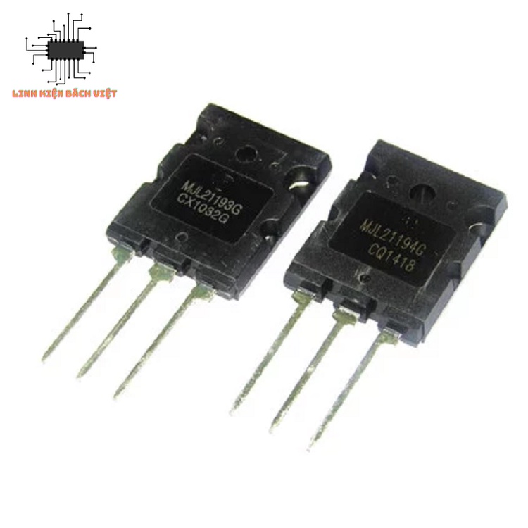 10 Pièces Transistors MJL21193G + MJL21194G - Boîtier TO-3PL / TO-3P - Pour Ampli Audio