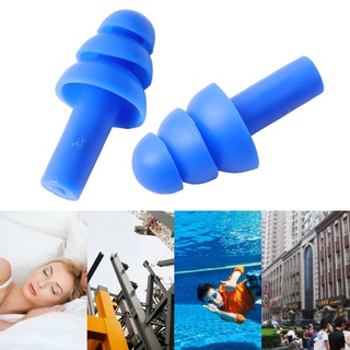 Set 2 Nút Bịt Tai Bằng Silicon Mềm Chống Ồn Chống Thấm Nước Bảo Vệ Tai Khi Bơi
