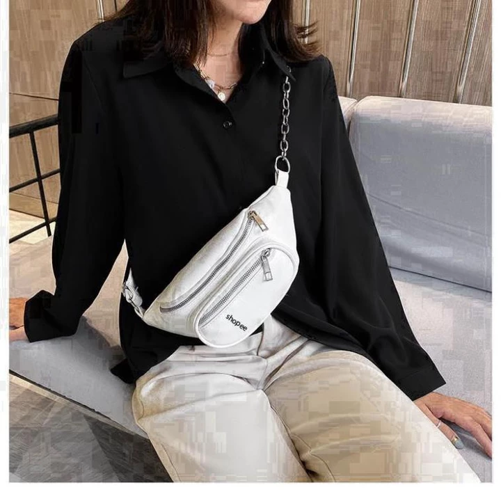 Women's Minimalist PU Leather Belt Bag · QN003 – 7