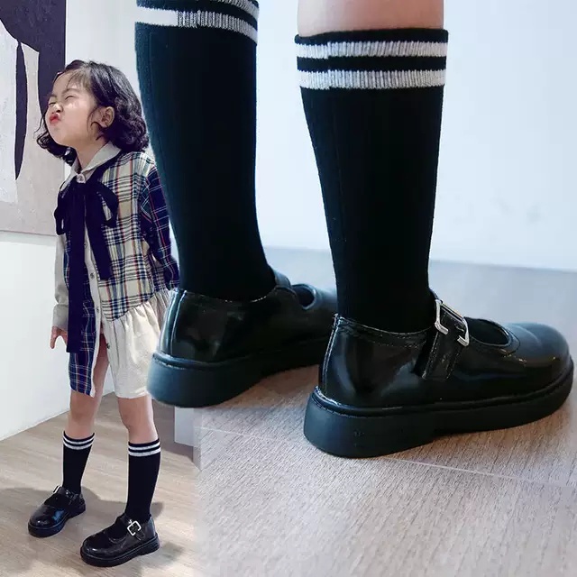 Giày búp bê cho bé da bóng siêu mềm, đế PU dẻo không bị đau chân cho bé đi học, đi chơi nữ Ảnh thật quai ngang 336