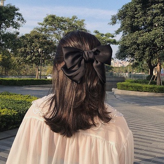 Nơ Kẹp Tóc Nơ Lớn Kẹp Tóc Nữ Cô Gái vải Satin Nữ Kẹp Tóc