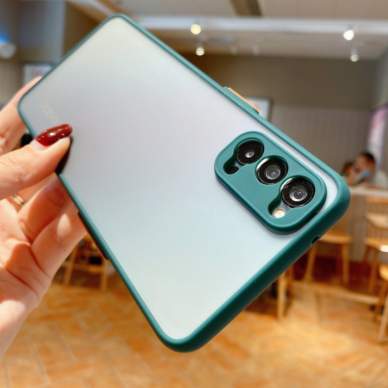 ốp điện thoại Chống Sốc Nhám Trong Suốt Cho Oppo Reno 4 Pro 4g 5f 2z 2f Realme C11 C15 C1