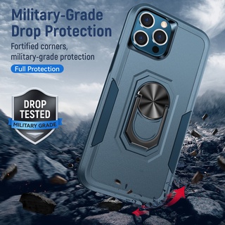 Dành Cho iphone 15 Pro Max / 16 Plus Ốp Lưng Có Chân Đế Nhẫn Lưng Cứng TPU Mềm Cạnh Chống Sốc Chống Rơi Vỏ Điện Thoại Bảo Vệ