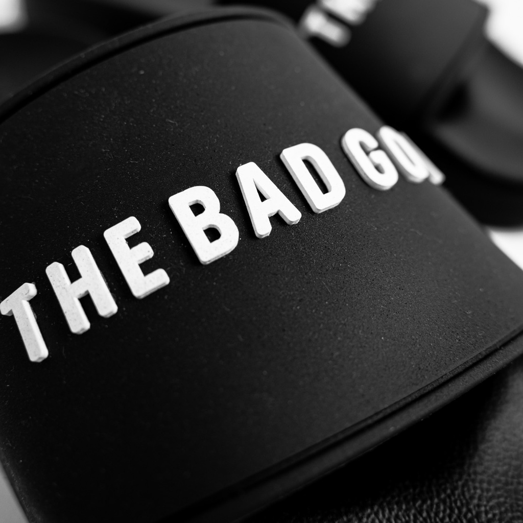 Dép Quai Ngang Basic Nam Nữ The Bad God X01 Chữ Trắng Dép Slipper Local Brand Unisex Đế PVC Chống Trơn | BigBuy360 - bigbuy360.vn