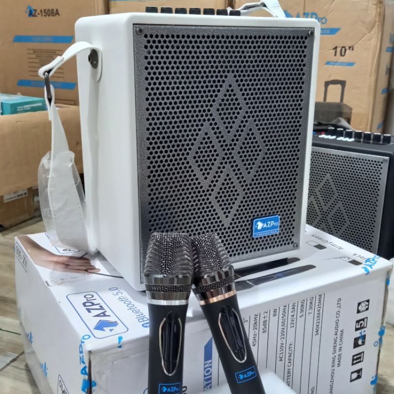 Loa Xách Tay Chính Hãng 2 Mic Ka Cực Hay Bọc Da Xịn Shopee Việt Nam