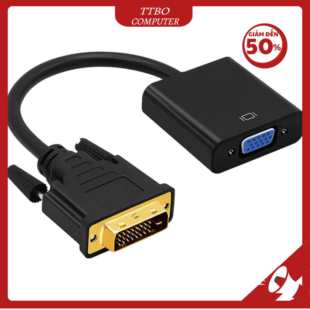 Cáp chuyển đổi DVI 24+1 sang VGA, DÂY cáp DVI sang HDMI DÀI 1.5M Female ...