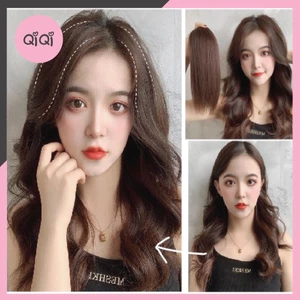 Kẹp phồng chân tóc CAO CẤP, tóc giả dài vừa 20 cm, có thể kết hợp tóc thẳng/ xoăn QiQiShop