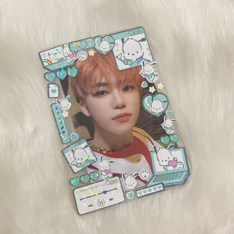 Top loader trang trí bảo vệ thẻ bài dính nhãn sticker size B8 Shopee