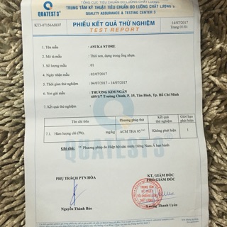 Màu khoáng son (màu mới) size 5g.