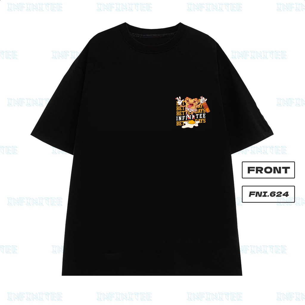 Áo thun INFINITEE Fni0624, Thun 100% Cotton - form rộng Unisex.