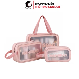 Túi Đựng Mỹ Phẩm Trong Suốt Chống Nước - Túi Makeup Du Lịch Cá Nhân Nhựa PVC Cao Cấp