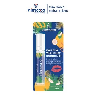 Dầu dừa Tinh Khiết Vietcoco dưỡng môi 2ml