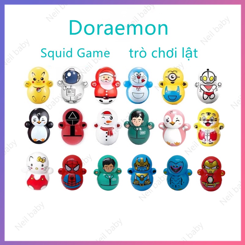 đồ cute búp bê lật đật đồ Chơi Lật Đật mini Hình Minion/Người Tuyết/Phi Hành Gia/Người Tuyết Dễ Thương Dành Cho Bé
