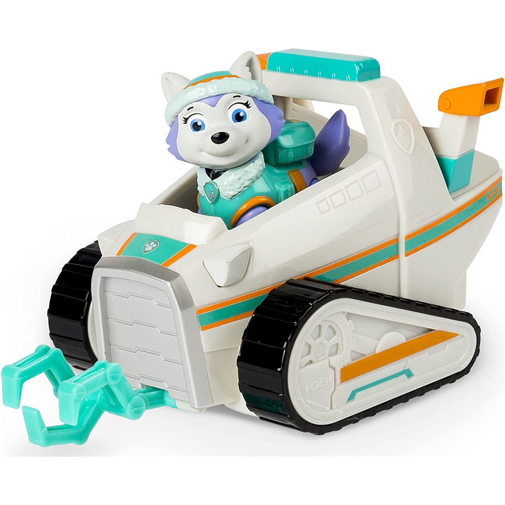 Paw Patrol Everest's Rescue Snowmobile, Vehicle and Figure Mô Hình Xe Tuần Tra Everest Trong Phim Paw Patrol