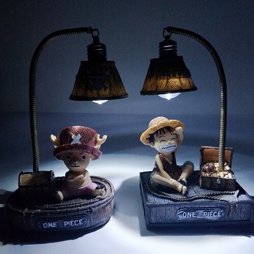 ST2 Một Mảnh Đèn LED Khỉ D Luffy Tony Chopper Hình Để Bàn Chiếu Sáng Nhà Phòng Ngủ Trang Trí Sinh Hoạt Đồ Trang Trí Nigh