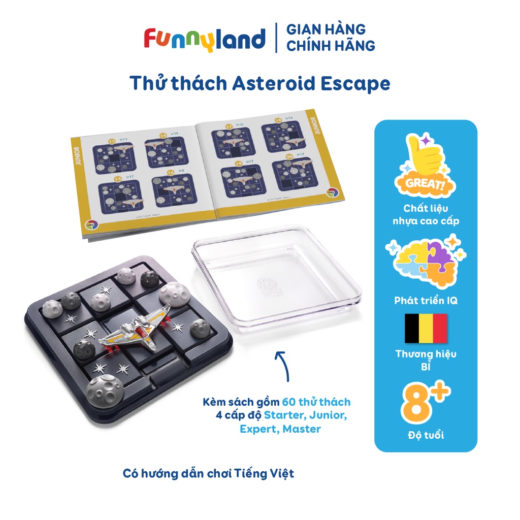 Ảnh Đồ chơi trí tuệ SmartGames Thử thách Asteroid Escape 1