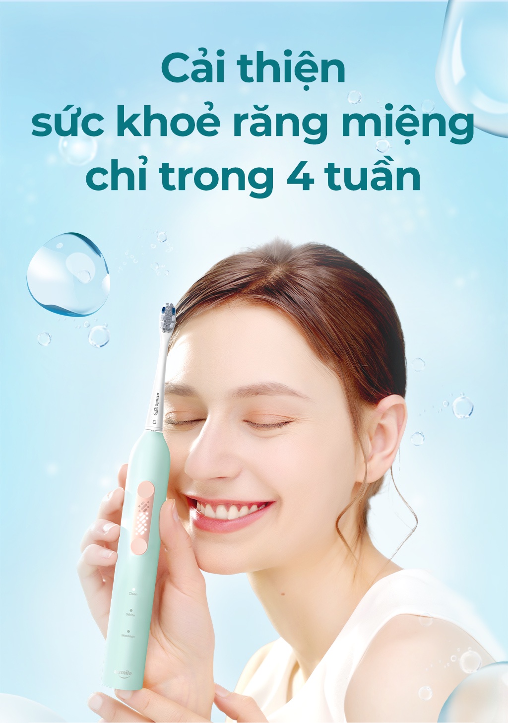 Mô tả Bàn chải điện sóng siêu âm usmile P4 - Bảo hành 12 tháng - 4
