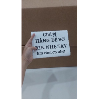 50 Tem dán có keo A5 note hàng dễ vỡ đi chành xe kích thước 21x15cm