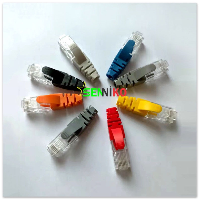 Đầu chụp , Đầu bọc hạt mạng RJ45 (bịch 100 đầu) LILOCOMPUTER | Shopee ...