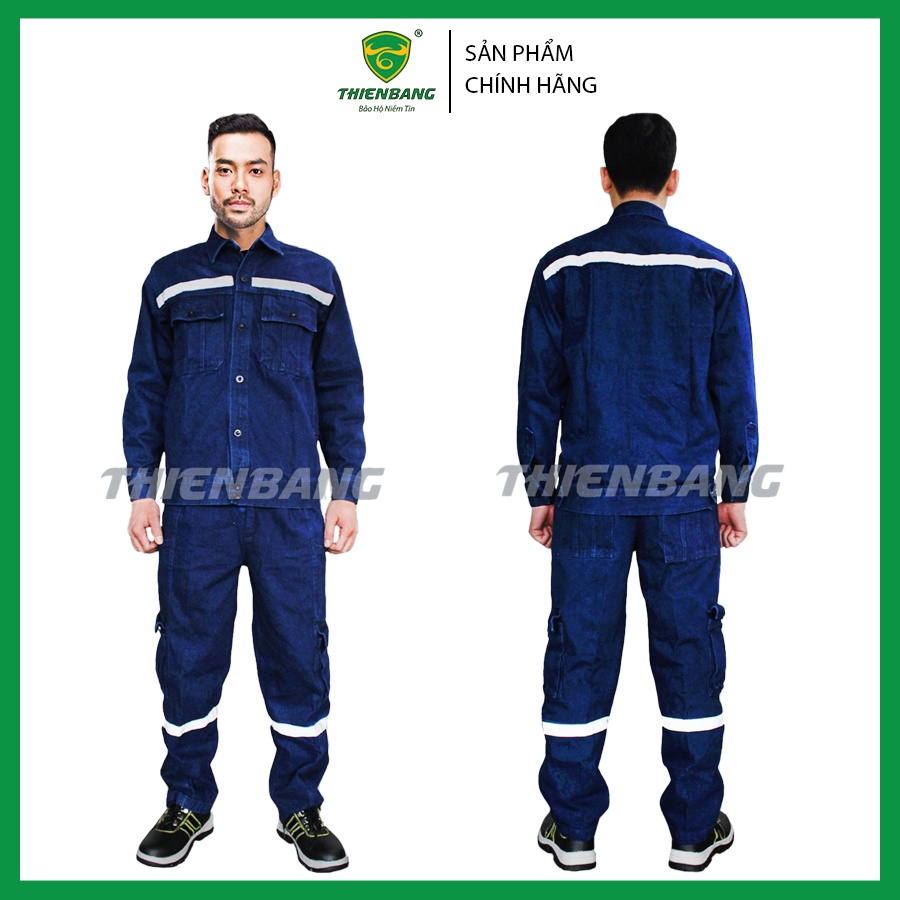 Quần áo bò lao động - Quần áo jean - Quần áo thợ hàn vải bò | Shopee Việt  Nam