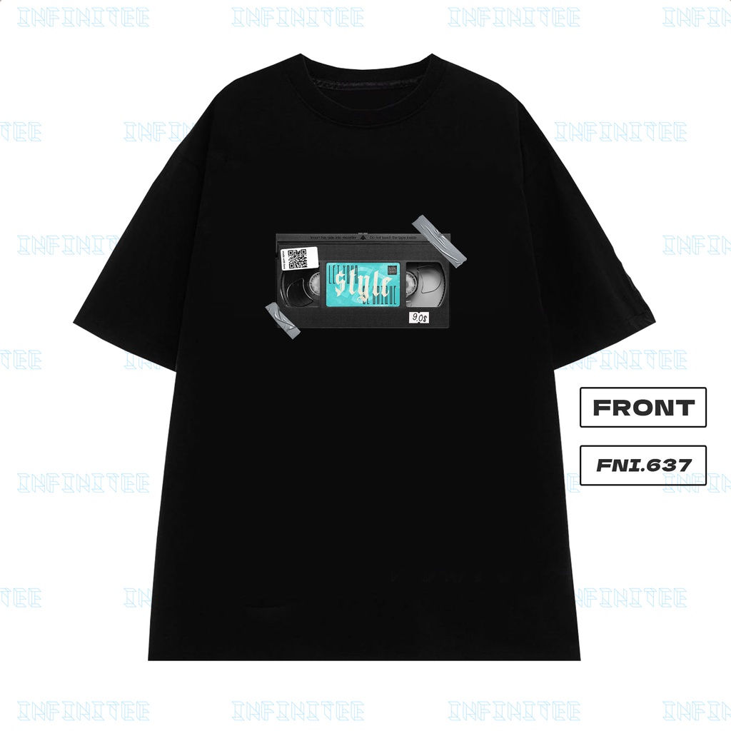 Áo thun INFINITEE Fni0637, Thun 100% Cotton - form rộng Unisex.