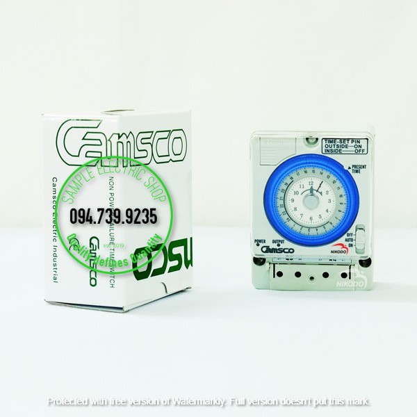 Timer cơ Camsco TB35N - Bộ hẹn giờ công tắc thời gian - Relay thời gian ...