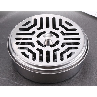 Hộp đựng nhang muỗi INOX CÓ NẮP ĐẬY T2 Khay đựng nhang muỗi an toàn T2