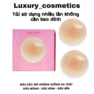 Miếng dán ngực silicon nhiệt tự thân EBLIN dán ti siêu mỏng ôm khít Hàn Quốc