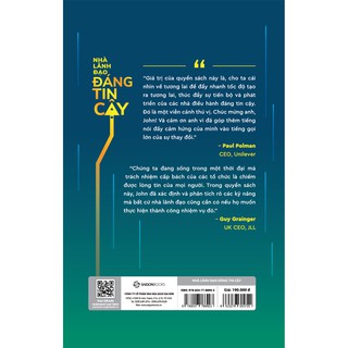 SÁCH: Nhà lãnh đạo đáng tin cậy (The trust executive) - Tác giả John Blakey