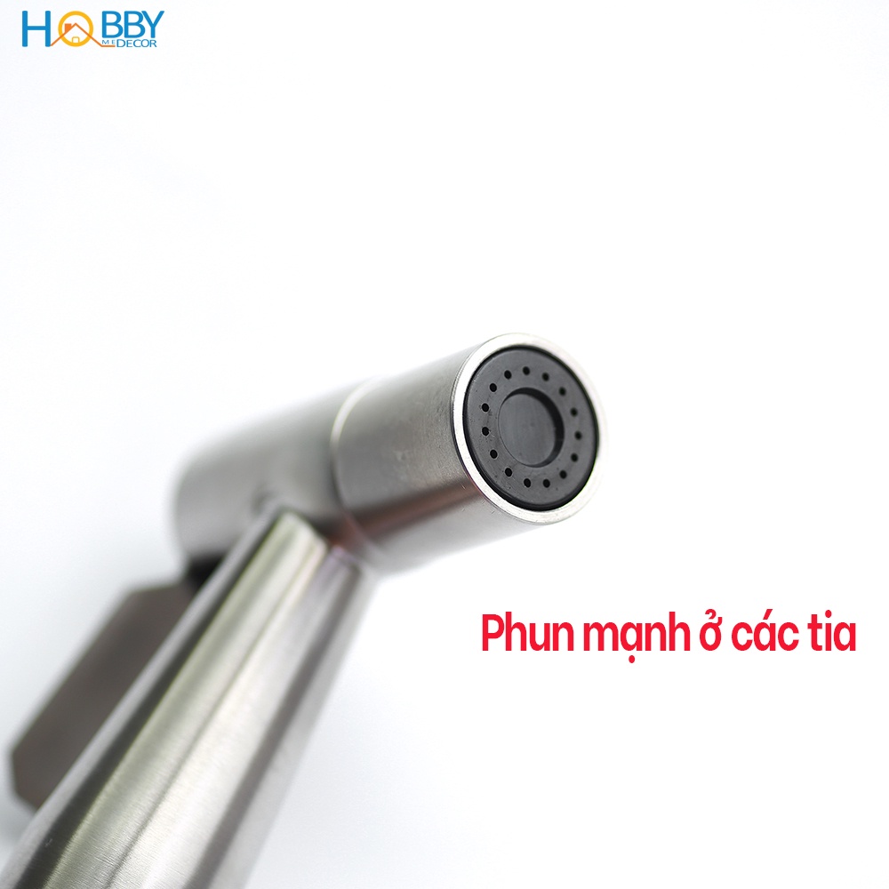 Ảnh Bộ vòi xịt rửa vệ sinh toilet có dây sen lò xo HOBBY Home Decor VSR2 1