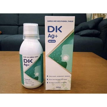 🇲🇨Nước súc miệng Nano Bạc DK Ag + 🇲🇨 250ml, hương bạc hà, ngừa sâu răng, nhiệt miệng,nước súc miệng cho trẻ em,người lớn