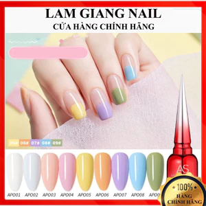 Sơn gel AS mẫu chai đỏ nhọn APO 9 chai 15ml siêu HOT siêu xịn