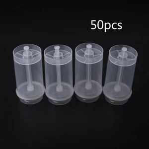 Cc 50 Miếng Hộp Đựng Kem Thạch Nhựa Có Nắp Đế Và Dính