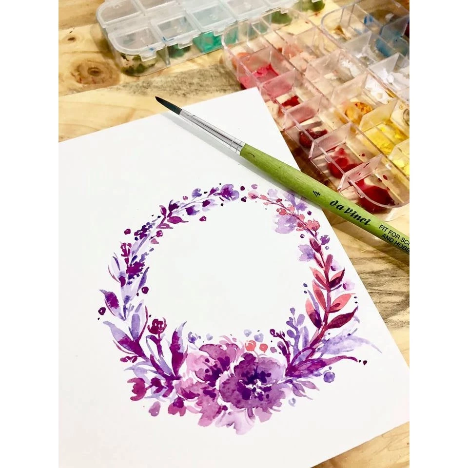 Combo 100 tờ Giấy vẽ màu nước A4 200gsm  tặng kèm hộp 12 bút sápmàu tự nhiên chống mỏi mắt