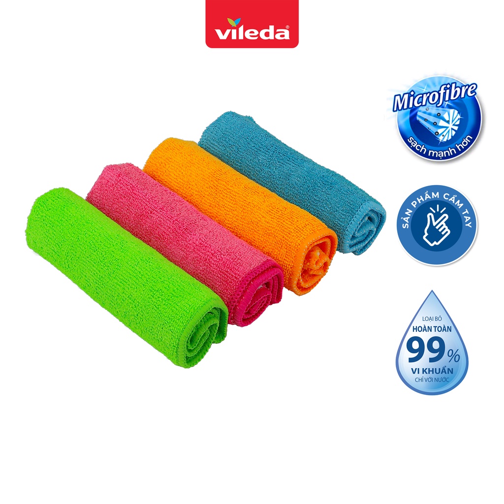 Ảnh Khăn lau đa năng VILEDA set 4 chiếc một gói 3