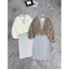 Siêu Xinh Set Áo Khoác Len Lông Mix Váy Body
