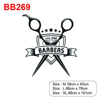 Decal dán trang trí tiệm Barber, Spa, thu hút khách hàng, tạo điểm nhấn, tăng doanh thu P17